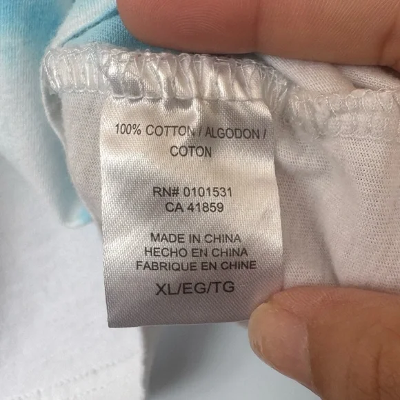 Mighty Fine “America” Tie-dye Crop Tee - Picture 5 of 7